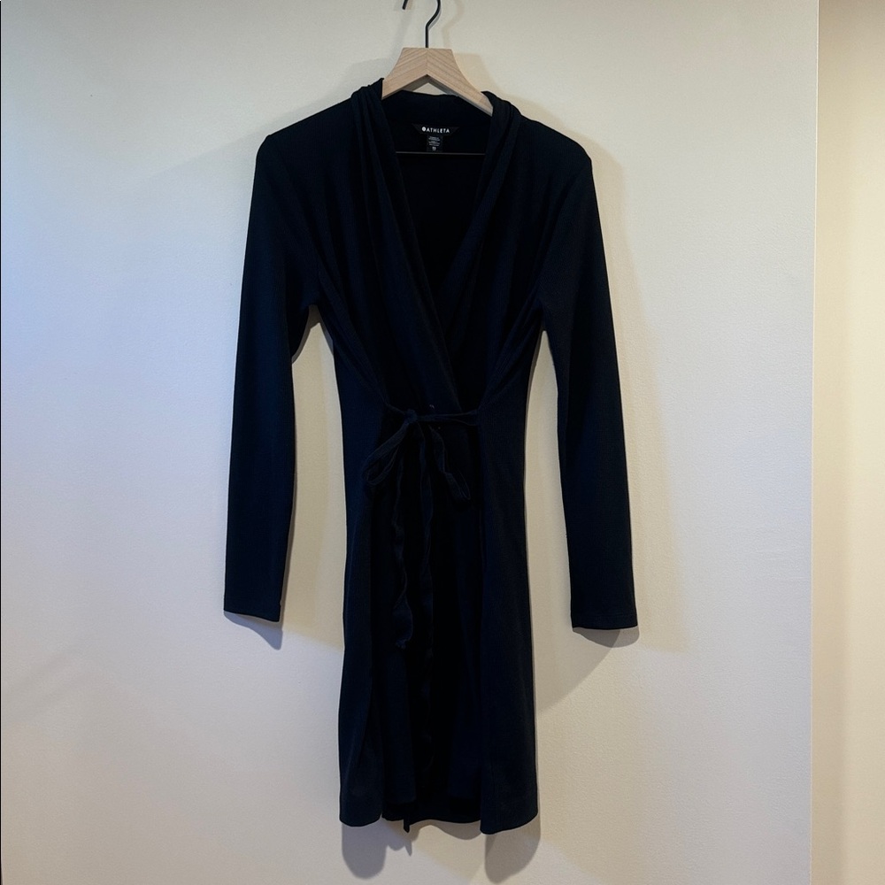 Athleta Black Robe Size XS - Wind Down Sleep‎ Robe - Picture 3 of 12